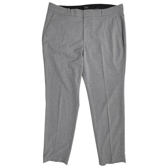 Banana Republic Ryan Curvy Fit Pants Tapered Light Gray Office Work Plus 16 - Picture 1 of 16